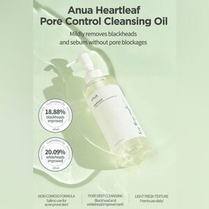 ANUA Heartleaf Pore Control Cleansing Oil 200ml NWT, made in Korea